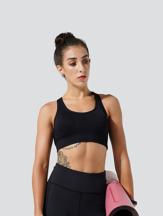 Honey Comb Sports Bra