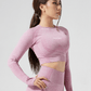 Ava Long Sleeve Crop Top - Centric | Asia Pacific