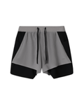 Quần Short Hybrid Training gray-black